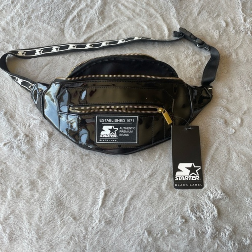 STARTER Black Belt Bag Glossy Finish